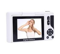 VBESTLIFE Caméra Numérique 4K pour la Photographie, Caméra de Vlog 64MP pour Youtube, écran de Revers 2,8 "180 °, Point de Zoom Numérique 16x et Tirez Camara pour Débutant (White)