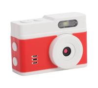 VBESTLIFE Caméra Porte-clés, Caméra Compacte 1080P HD 12MP avec Lumière de Remplissage LED, écran de 0,96 Pouces, pour la Photographie de Voyage en Plein Air (Blanc Rouge)