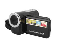 VBESTLIFE Caméra Vidéo Caméscope, Full HD 1080P 30FPS 16MP Vlogging Camera Recorder 2,0 Pouces écran Couleur 16X Zoom Caméscopes Caméra, pour la Vie Quotidienne (Black)