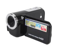 VBESTLIFE Caméra Vidéo Numérique Portable 1080p HD, Caméscope DV 16MP avec écran LCD de 2,0 Pouces, Zoom Numérique 16x, pour Les Voyages des Adolescents (Black)