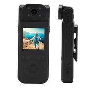 VBESTLIFE Caméscope à Clip Arrière, Caméra Corporelle 4K avec Grand Angle de 140 °, écran IPS de 1,5 Pouces, Enregistrement en Boucle, Conception à Clip Arrière, pour Vélos électriques,