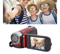 VBESTLIFE Caméscope Numérique, Zoom Numérique 16X, écran D'affichage coloré de 2,7 Pouces, Caméra DV 4K 48MP Caméra Haute Définition Caméscope de Prise de Vue Vidéo d'image (Rouge)