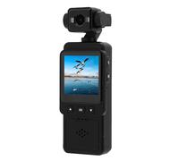 VBESTLIFE Camogramme de Poche HD 1080p, Caméra Portable WiFi avec Objectif Rotatif à 360 °, Caméra Usée du Corps avec Pince Arrière pour la Randonnée de Voyage