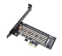 VBESTLIFE Carte Adaptateur M.2 NVMe vers PCIe X4 5.0, Carte D'extension SSD M.2 Haute Vitesse 32 Gbit/s vers PCIe X1 pour SSD de Taille 2280 2260 2242 2230
