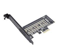 VBESTLIFE Carte Adaptateur M.2 vers PCI E X4 5.0 GEN5, 32 Gbit/s pour SSD M.2 2280, 2260, 2242 et 2230, pour Wins 10 11 pour Linux