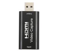 VBESTLIFE Carte d'acquisition vidéo, Carte de Capture USB 2.0 4K HD de Fournitures informatiques Portables Prise en du câble Standard HDMI AWG26