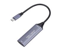 VBESTLIFE Carte de Capture Vidéo, 4K 60 Hz HDMI vers 1080P USB C 3.0 pour Enregistreur TV en Streaming de Jeu, Latence Ultra Faible pour la Capture de Jeu