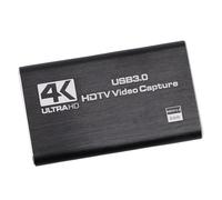 VBESTLIFE Carte de Capture Vidéo HDMI 4K, 1080P 60FPS, Carte de Capture HDMI vers USB 3.0 pour Le Travail en Streaming avec Caméra, PC, Console de Jeu, OBS