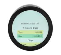 VBESTLIFE Carte de Développement LCD Ronde, écran Tactile Capacitif 1,85 Pouces 360 X 360 avec Haut-Parleur pour Microcontrôleur RP2350A Dual Core Arm Cortex M33 et
