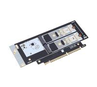 VBESTLIFE Carte D'extension M.2 vers NVME vers Pcie5.0 X8, Prend en Charge Les Emplacements PCI Express 5.0 et X8 X16, pour 2230, 2242, 2260 et 2280