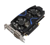 VBESTLIFE Carte Graphique 1050TI 4 Go, Carte Vidéo GDDR5 128 Bits GPU PCIE 3.0 16x, 2 Ventilateurs Carte de Jeu de Refroidissement avec Ports DVI DV-D HDMI
