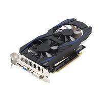 VBESTLIFE Carte Graphique 1050Ti 4 Go, GPU DDR5 128 Bits, Carte Vidéo de Jeu PCIE 2.0 700 MHz, Carte Graphique pour Ordinateur de Bureau avec Double Ventilateur de Refroidissement