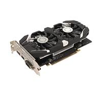 VBESTLIFE Carte Graphique 1050TI 4G, GPU GDDR5 128 Bits, Carte Vidéo de Jeu pour Ordinateur de Bureau PCIE 3.0 X16 avec Ports HDMI, DP, DVI, Double Ventilateur de Refroidissement