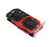 VBESTLIFE Carte Graphique 6G GDDR6, Carte Graphique RTX2060 192 Bits à Double Ventilateur, Fréquence Mémoire 14 000 MHz, Carte Graphique de Jeu 7680 X 4320