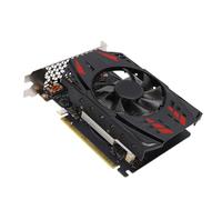 VBESTLIFE Carte Graphique GDDR6 4 Go avec Ventilateur de Refroidissement, GPU D'ordinateur 128 Bits, Prise en Charge 1080p Gaming DisplayPort HD, Interface Multimédia pour PC