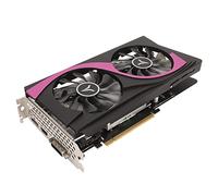 VBESTLIFE Carte Graphique GTX1660, Carte Graphique de Jeu pour Ordinateur de Bureau 6G 192bit GDDR6 1530/1785 MHz, PCI Express 3.0, Double Ventilateur de Refroidissement