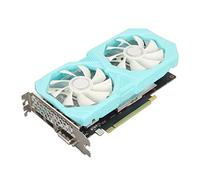 VBESTLIFE Carte Graphique GTX1660S, Carte Vidéo de Jeu de Bureau 6G GDDR6 192 Bits, PCI Express 3.0, Double Ventilateur de Refroidissement, HDMI, DP, DVI