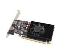VBESTLIFE Carte Graphique HD6570 2 Go, GPU DDR3 64 Bits, Carte Vidéo de Jeu PCIE 2.0 X16 650/533 MHz, Carte Graphique D'ordinateur de Bureau avec 2 Ports HDMI