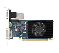 VBESTLIFE Carte Graphique HD7450 2 Go, GPU DDR3 64 Bits, 600 MHz, Carte Vidéo de Jeu pour PC de Bureau PCIE 3.0 avec Ports HDMI, DVI, VGA, Prise en Charge DirectX 11