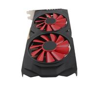 VBESTLIFE Carte Graphique RX580 8 Go, GDDR5 256 Bits GPU, 2 Fan de Refroidissement PCIe 3.0 X16 Carte Vidéo de Jeu, Carte Informatique de Bureau avec Ports HDMI, DP, DVI