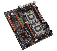 VBESTLIFE Carte mère de Bureau X79, Double Prise arrière intégrée 2 x USB3.0/Carte LAN Gigabit/Carte mère de Bureau DDR3 à Quatre canaux avec câble SATA