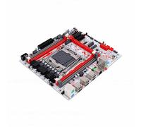 VBESTLIFE Carte Mère de Jeu X99, Carte Mère D'ordinateur Micro ATX avec Interface M.2 NVMe NGFF, Alimentation 8 Phases, 4 Canaux DDR3 128 Go, pour Processeur LGA 2011 3 E5 V3 V4 DDR3