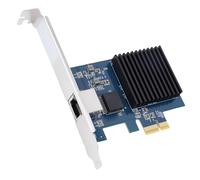 VBESTLIFE Carte Réseau 10g PCIe avec Puce RTL8127, Adaptateur Ethernet 10Gbps pour Le Port Linux, PCI Express 4.0 X1 à RJ45, 6 Vitesses 10g / 5g / 2,5 G / 1 G / 100m / 10Mbps