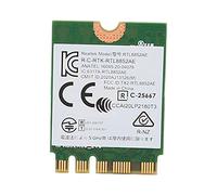 VBESTLIFE Carte sans Fil WiFi 6, Carte WiFi 802.11AX RTL8852AE, BT 5.2 MU MIMO, Carte Réseau 1800 Mbps NGFF M.2 pour Ordinateur Portable de Bureau