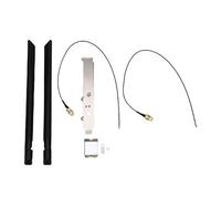 VBESTLIFE Carte sans Fil WiFi 6E, Triple Bande 160 MHz 2,4 G/5 G/6 GHz, Carte WiFi M.2, Bluetooth 5.3, Prise en Charge MU MIMO et 1024QAM, Double Antenne 8 DB