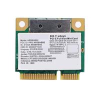 VBESTLIFE Carte Wi-FI 300 Mbit/s, Adaptateur Réseau sans Fil Double Bande 2,4 GHz/5 GHz avec Interface Mini PCIe, pour Ordinateurs Portables et de Bureau Wins/Linux