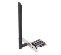 VBESTLIFE Carte WiFi 6E PCIe WiFi pour PC de Bureau, 4174Mbps 3 Bande Bluetooth 5.2 Adaptateur PCIe Network Card pour WINS 10 11, pour Linux (Antenne 8DB)