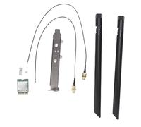 VBESTLIFE Carte WiFi 7 QCNCM865, 5,8 Gbps M.2 Key E Tri Band, Double Antennes, Module Adaptateur Réseau sans Fil pour Wins 11