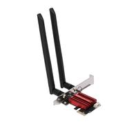 VBESTLIFE Carte WiFi PCIe pour Ordinateur de Bureau, Bluetooth 4.0, Adaptateur sans Fil Double Bande 802.11ax, Latence Ultra Faible, pour Wins, pour Linux, pour OS X