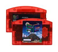 VBESTLIFE Cartouche Open Source pour émulateur ROM S GB GBC SMS GG CHF, Carte de Lecture Rapide pour Console de Jeu N64 avec Sauvegarde Automatique (Rouge transparent)