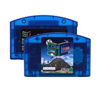VBESTLIFE Cartouche Open Source pour émulateur ROM S GB GBC SMS GG CHF, Carte de Lecture Rapide pour Console de Jeu N64 avec Sauvegarde Automatique (bleu transparent)