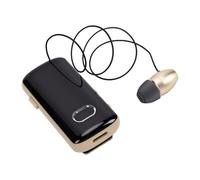 VBESTLIFE Casque Bluetooth, écouteur sans Fil à Clip Rétractable avec Affichage Numérique, 200 Heures de Veille pour Les Jeux Professionnels (Gold)