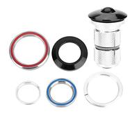 VBESTLIFE Casque de vélo 42 mm 52 mm CNC 1 1/8 "-1 1/2" Fourche conique Roulement à billes Accessoires avancés Pour vélo et pièces de rechange