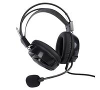 VBESTLIFE Casque USB avec Microphone, Haut-parleurs Haute fidélité, Basses Puissantes, Perche Flexible et Rotative à 120°, Idéal pour Les Cours en Ligne, Les Examens de Langues et L'écoute