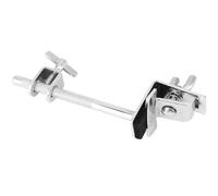 VBESTLIFE Cerceau de Serrage pour Cloche de Vache, pour Kit de Batterie, Serrage Stable, Hauteur Réglable pour Batteurs, Argent