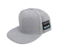 VBESTLIFE Chapeau de Musique sans Fil, Chapeau de Baseball Caps Musicaux, Chapeau de Protection Solaire en Plein Air, Chapeau Haut-Haut-Haut-Haut-Haut-Relier Bluetooth Rechargeable, Taille (Blanc