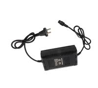 VBESTLIFE Chargeur de Batterie 36 V, Technologie PWM, Arrêt Automatique, Charge Rapide pour Vélo Scooter électrique, avec Connecteur de Tête D'aviation M16 pour Batteries 36 V (Prise UE)