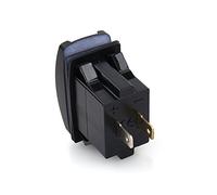 VBESTLIFE Chargeur USB de Voiture, Panneau d'interrupteur à Bascule LED Double Port 12 V-24 V avec Sortie 3,1 A, Chargeur de Voiture Universel pour Bateau Moto ATV, Couvercle Anti-poussière