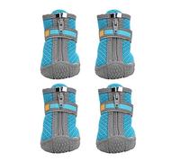 VBESTLIFE Chaussures D'extérieur pour Animaux de Compagnie, Semelle en Caoutchouc Légère, Bottes Antidérapantes pour Chiens de Petite et Moyenne Taille, Bleu Lac (2 Tailles)