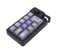 VBESTLIFE Clavier à 12 Touches, Rétroéclairage RVB, Macro, Programmable, échangeable à Chaud, Clavier de Jeu Mécanique sans Fil 2,4 G avec Molette de Défilement, pour Jeux