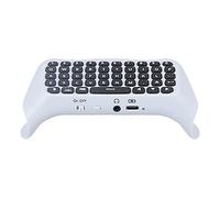 VBESTLIFE Clavier Contrôleur sans Fil pour PS5, Clavier Externe pour Contrôleur de Jeu Mini Clavier sans Fil avec Haut-Parleur pour 5