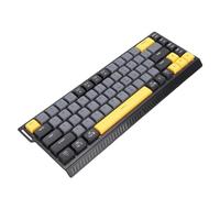 VBESTLIFE Clavier de Jeu Filaire 60%, Ultra Compact, Anti-Image Fantôme, 68 Touches, Mécanisme de Type Ciseaux, Clavier Filaire de Jeu pour PC et Ordinateur Portable (Gris Noir)