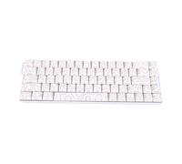 VBESTLIFE Clavier de Jeu Mécanique, 68 Touches Remplaçables à Chaud, rétroéclairé RVB, Clavier Filaire Ergonomique Compact avec Touches Imprimées Latérales pour PC Portable (White)