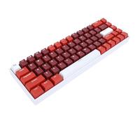 VBESTLIFE Clavier de Jeu Mécanique Portable à 60%, Rétroéclairage Dynamique RVB, Compact, 68 Touches, Mini Clavier de Bureau Filaire avec Interrupteur Rouge pour Ordinateur