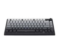 VBESTLIFE Clavier de Jeu Mécanique sans Fil, Connexion à 3 Modes, Disposition Compacte à 79 Touches avec Bouton de Commande et Touches PBT Dégradées (Noir Gris)