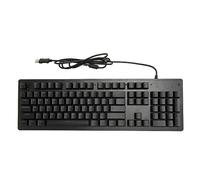 VBESTLIFE Clavier de Jeu rétroéclairé Rvb, Interrupteur Mécanique 104 Touches, Renversement des Touches N, Connexion USB, Largement Compatible avec PC, (Interrupteur Vert (Touches Noires))